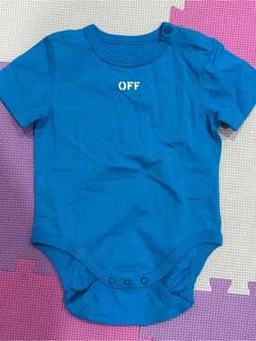 Off-White Bright Blue Baby Bodysuit